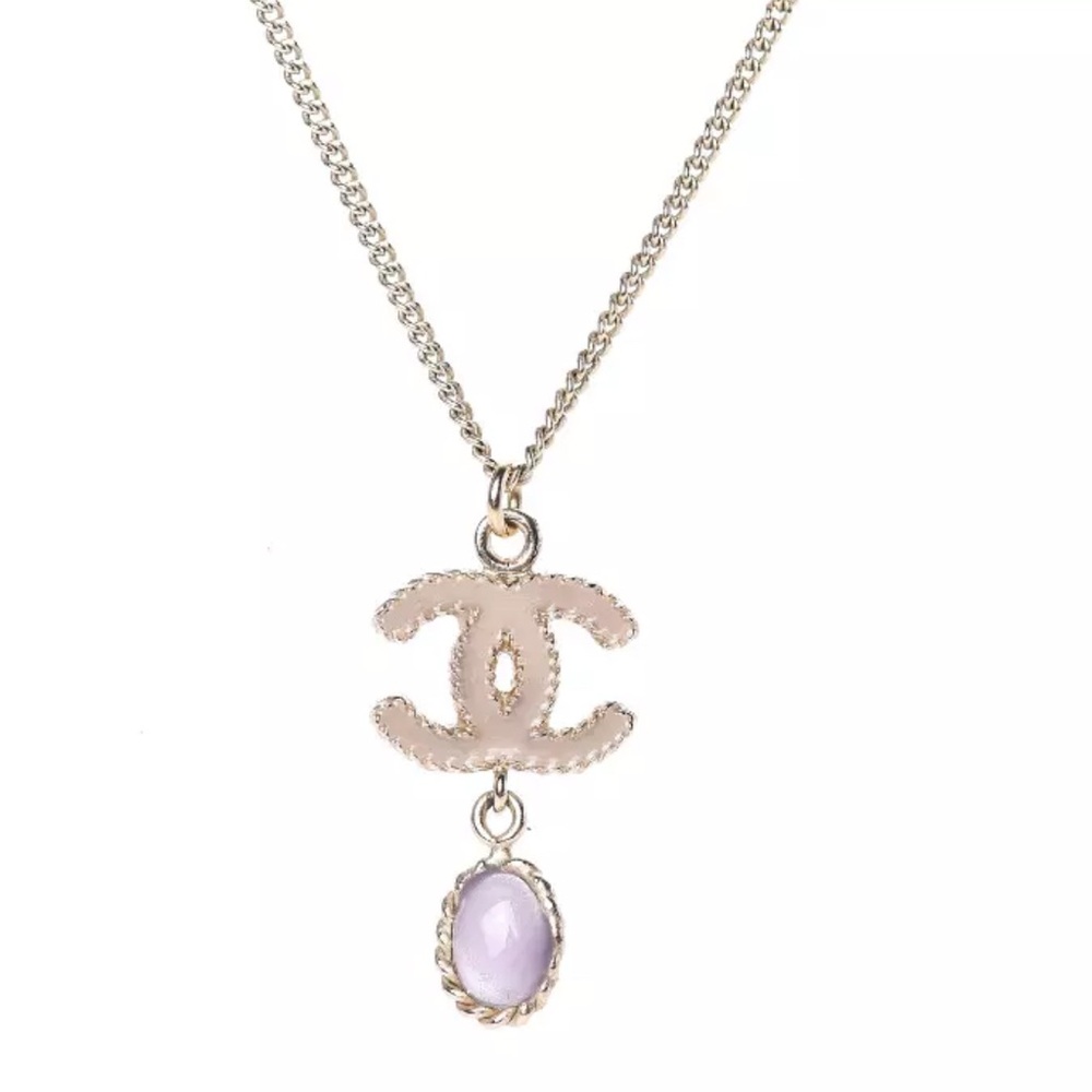 Chanel CC Gripoix Prendant Drop Necklace 2012 cruise collection. SOLD